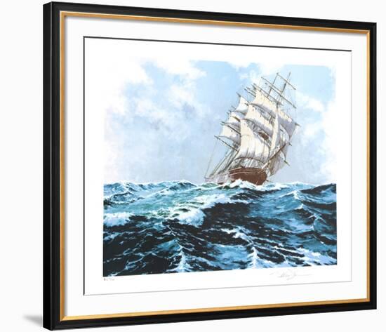 Under Shortened Sail-Eldred Clark Johnson-Framed Collectable Print