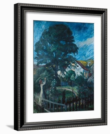 Under the Big Ash Tree-Nikolai Astrup-Framed Giclee Print