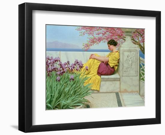 Under the Blossom that Hangs on the Bough, 1917-John William Godward-Framed Giclee Print