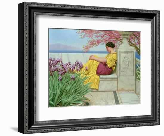 Under the Blossom that Hangs on the Bough, 1917-John William Godward-Framed Giclee Print