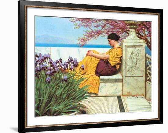 Under The Blossom That Hangs On The Bough, c.1917-John William Godward-Framed Art Print