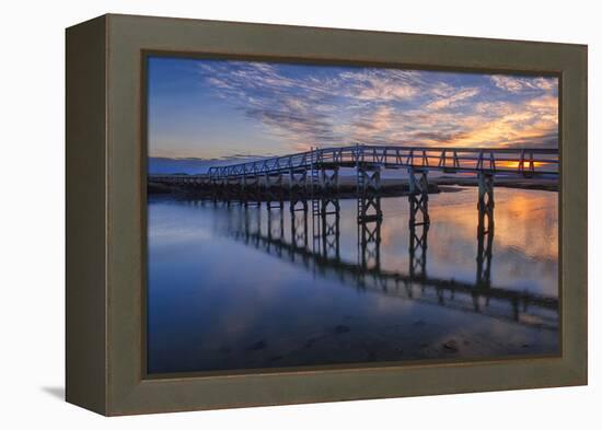 Under the Boardwalk-Michael Blanchette-Framed Premier Image Canvas