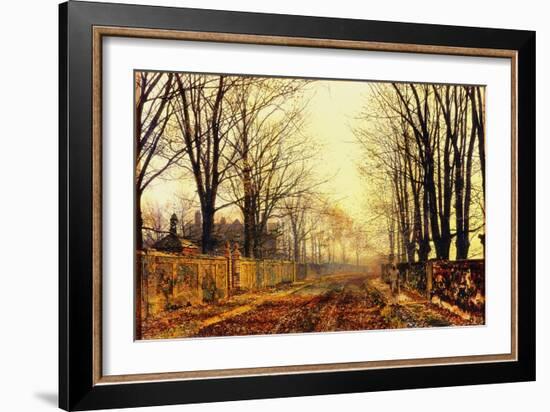 Under the Breeches, 1892-John Atkinson Grimshaw-Framed Giclee Print