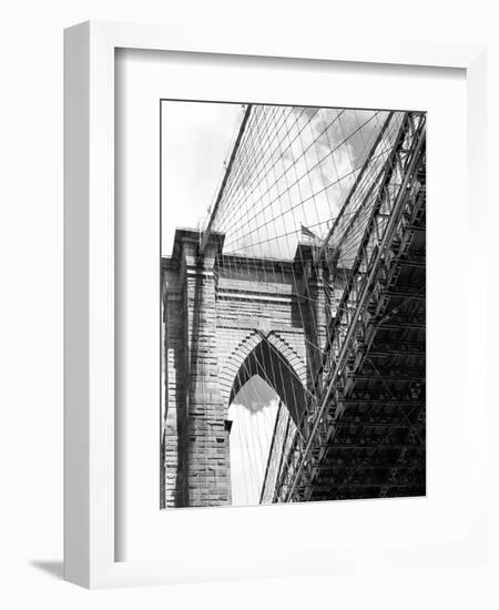 Under the Brooklyn Bridge-Phil Maier-Framed Photographic Print