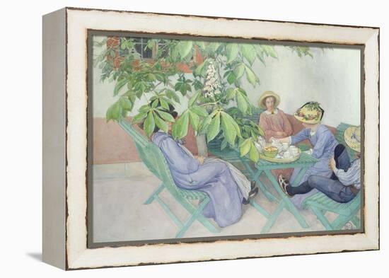 Under the Chestnut Tree, 1912-Carl Larsson-Framed Premier Image Canvas