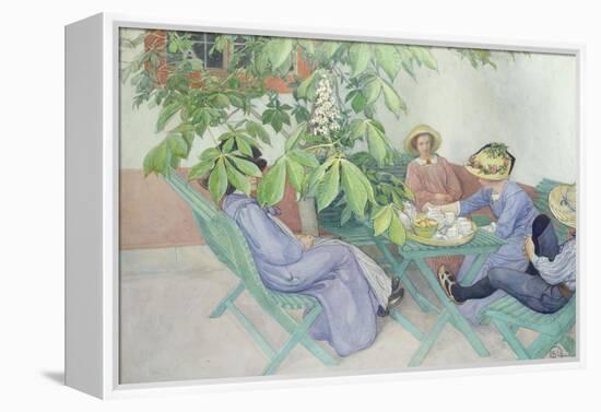 Under the Chestnut Tree, 1912-Carl Larsson-Framed Premier Image Canvas