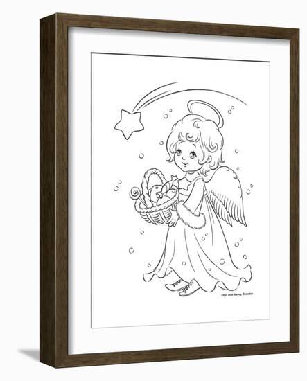 Under the Christmas Star-Olga And Alexey Drozdov-Framed Giclee Print