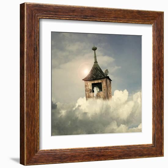 Under The Clouds-ValentinaPhotos-Framed Art Print