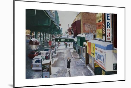 Under the El, 86th Street, Brooklyn, 2010-Anthony Butera-Mounted Giclee Print
