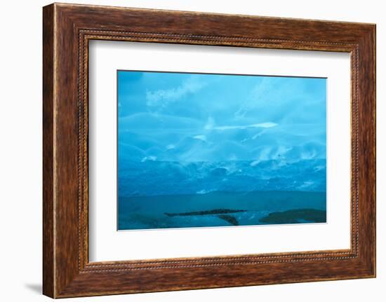 Under the Glacier, Perito Moreno, Argentina, South America-Mark Chivers-Framed Photographic Print