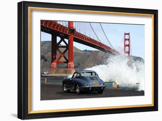 Under the Golden Gate Bridge, San Francisco-Gasoline Images-Framed Giclee Print