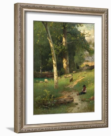 Under the Greenwood, 1881-George Jnr. Inness-Framed Giclee Print