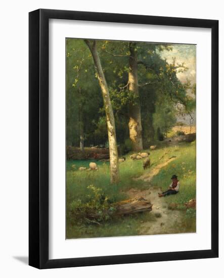 Under the Greenwood, 1881-George Jnr. Inness-Framed Giclee Print