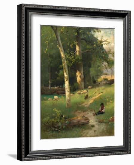 Under the Greenwood, 1881-George Jnr. Inness-Framed Giclee Print