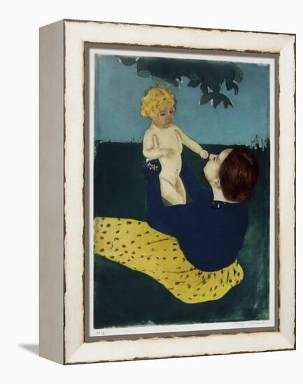 Under the Horse Chestnut Tree, C1898-Mary Cassatt-Framed Premier Image Canvas