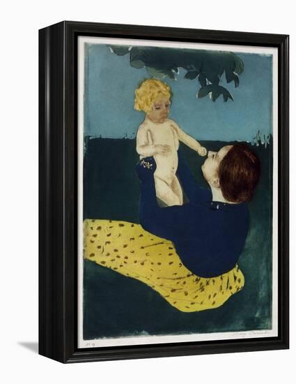 Under the Horse Chestnut Tree, C1898-Mary Cassatt-Framed Premier Image Canvas