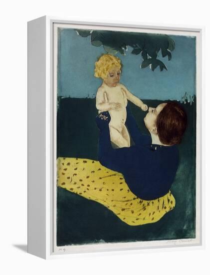 Under the Horse Chestnut Tree, C1898-Mary Cassatt-Framed Premier Image Canvas