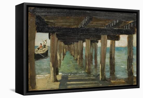 Under the Jetty-Henry Scott Tuke-Framed Premier Image Canvas