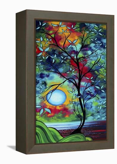 Under the Light of the Blue Moon I-Megan Aroon Duncanson-Framed Premier Image Canvas