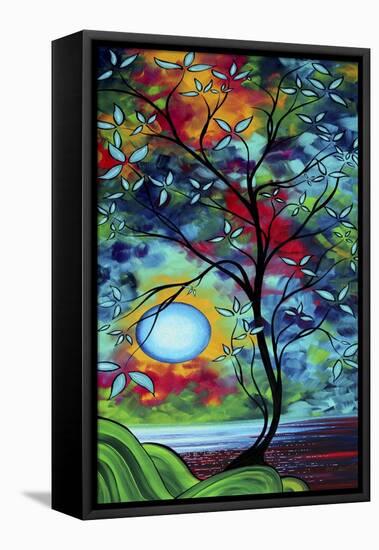 Under the Light of the Blue Moon I-Megan Aroon Duncanson-Framed Premier Image Canvas