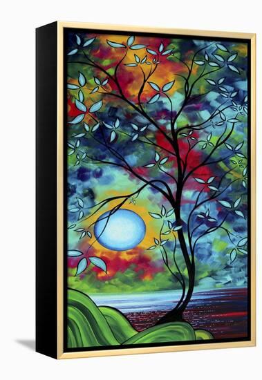 Under the Light of the Blue Moon I-Megan Aroon Duncanson-Framed Premier Image Canvas