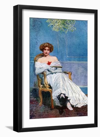 Under the Mistletoe, 1908-1909-Edward Charles Clifford-Framed Giclee Print