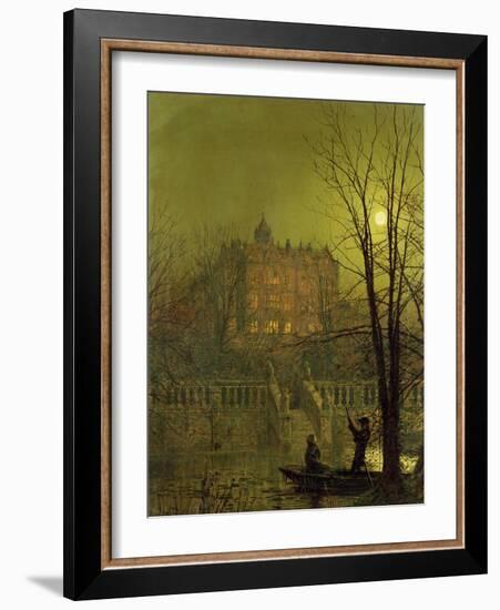 Under the Moonbeams, 1882-John Atkinson Grimshaw-Framed Giclee Print