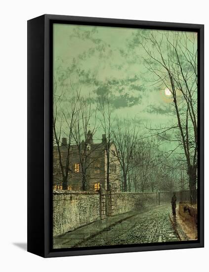 Under the Moonbeams, 1887 (Oil on Board)-John Atkinson Grimshaw-Framed Premier Image Canvas