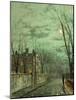 Under the Moonbeams, 1887 (Oil on Board)-John Atkinson Grimshaw-Mounted Giclee Print