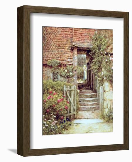 Under the Old Malthouse, Hambledon, Surrey-Helen Allingham-Framed Giclee Print