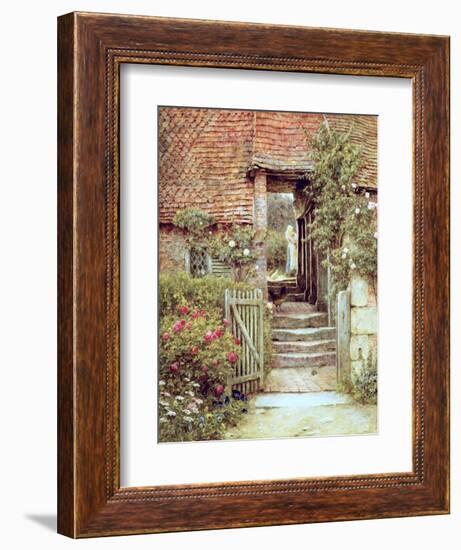 Under the Old Malthouse, Hambledon, Surrey-Helen Allingham-Framed Giclee Print