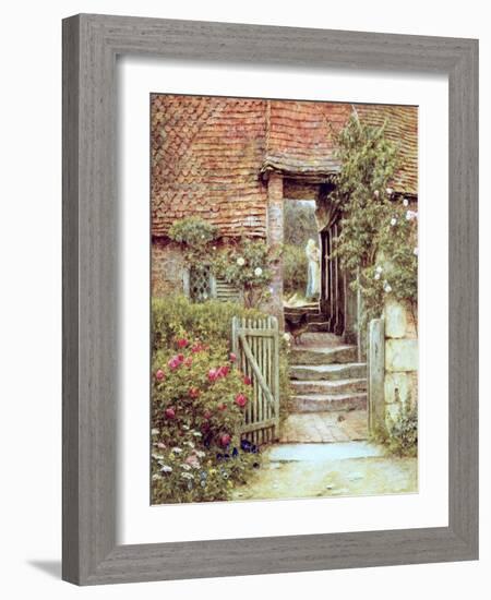 Under the Old Malthouse, Hambledon, Surrey-Helen Allingham-Framed Giclee Print