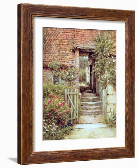 Under the Old Malthouse, Hambledon, Surrey-Helen Allingham-Framed Giclee Print