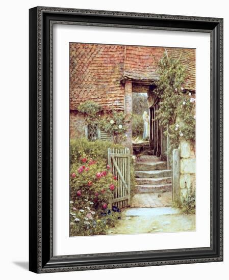 Under the Old Malthouse, Hambledon, Surrey-Helen Allingham-Framed Giclee Print