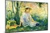 Under the Orange Tree-Berthe Morisot-Mounted Art Print