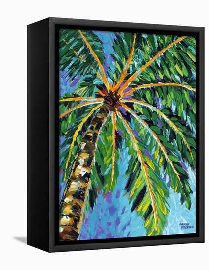 Under the Palms I-Carolee Vitaletti-Framed Stretched Canvas