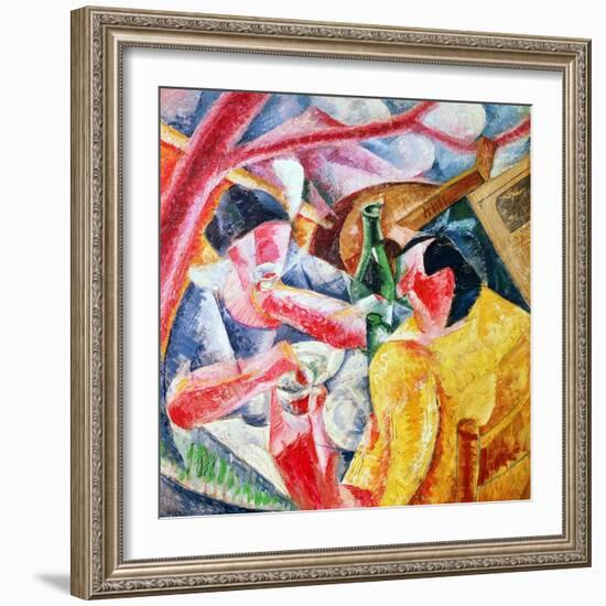 Under the Pergola at Naples, 1914-Umberto Boccioni-Framed Giclee Print