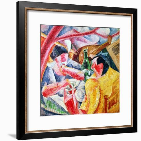 Under the Pergola at Naples, 1914-Umberto Boccioni-Framed Giclee Print