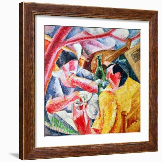 Under the Pergola at Naples, 1914-Umberto Boccioni-Framed Giclee Print