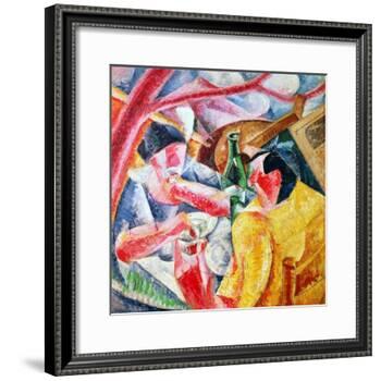 Under the Pergola at Naples, 1914-Umberto Boccioni-Framed Giclee Print