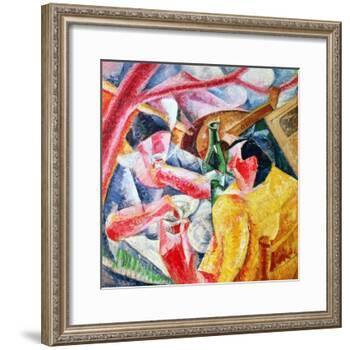 Under the Pergola at Naples, 1914-Umberto Boccioni-Framed Giclee Print