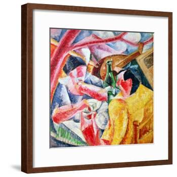 Under the Pergola at Naples, 1914-Umberto Boccioni-Framed Giclee Print