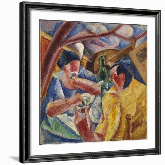 Under the Pergola in Naples or under the Pergola (Sotto Il Pergolato a Napoli O Sotto La Pergola)-Umberto Boccioni-Framed Giclee Print