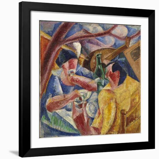 Under the Pergola in Naples or under the Pergola (Sotto Il Pergolato a Napoli O Sotto La Pergola)-Umberto Boccioni-Framed Giclee Print