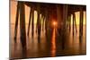 Under the Pier-Michael Blanchette-Mounted Photographic Print