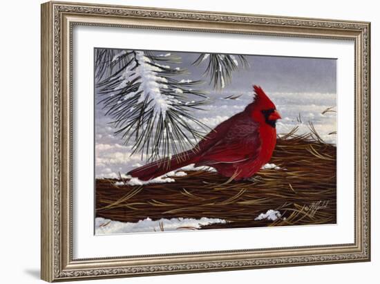 Under the Pine-Wilhelm Goebel-Framed Giclee Print