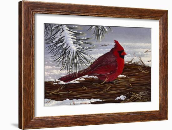 Under the Pine-Wilhelm Goebel-Framed Giclee Print