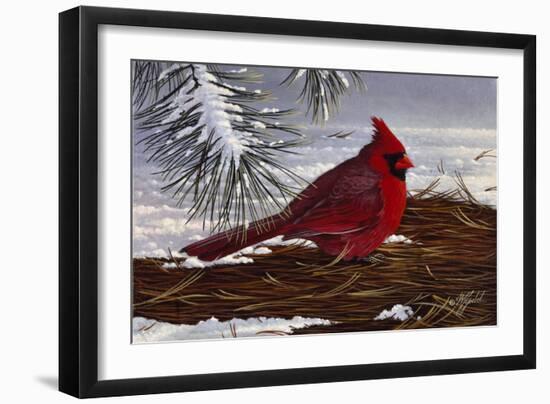 Under the Pine-Wilhelm Goebel-Framed Giclee Print