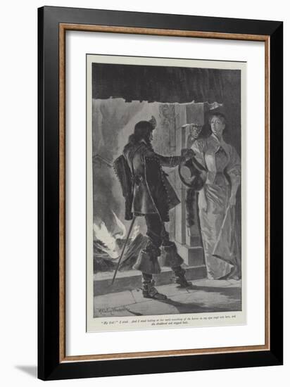 Under the Red Robe-Richard Caton Woodville II-Framed Giclee Print