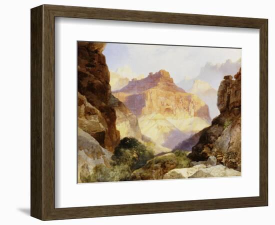 Under the Red Wall, Grand Canyon of Arizona, 1917-Thomas Moran-Framed Giclee Print